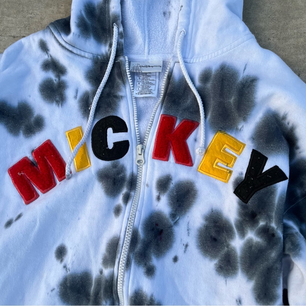 Vintage Disney Jacket, embroidered Mickey Mouse size L